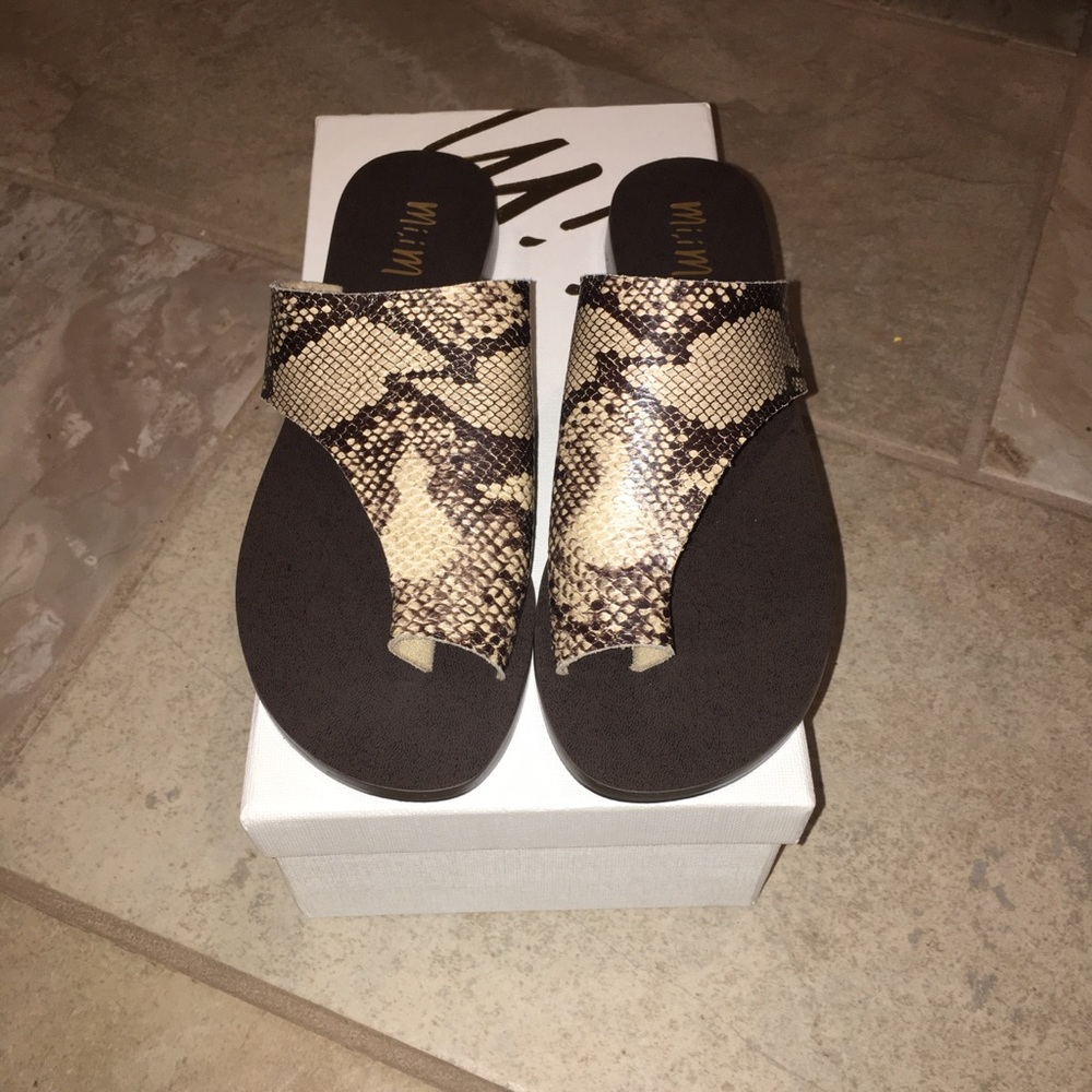 Snake Skin sandals NEW